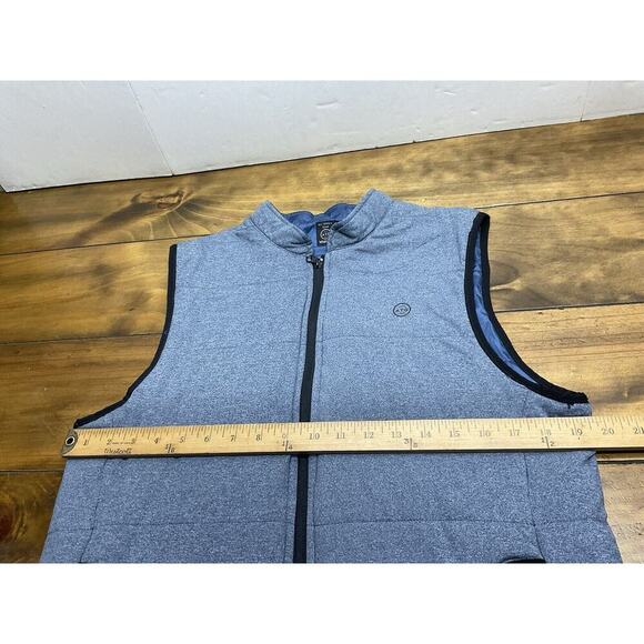 ATG Wrangler Men's Blue Reversible Puffer Insulated Classic Vest Size Small - Picture 8 of 13